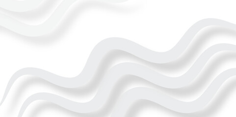 abstract curve line white background. Soft smooth lines curving to form a surface of light and white and light gray wave modern soft luxury texture with smooth and clean vector subtle .