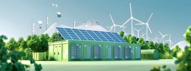 Green Energy Data Center A Stateoftheart Infrastructure Powered by Renewable Sources