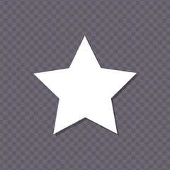 Star icon collection. Twinkling stars symbols in white design. Vector SVG illustration. Design elements. isolated png transparent background