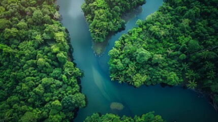 Fototapeta premium Protecting Biodiversity: Raise awareness of petrochemical-related habitat destruction and efforts to preserve ecosystems through conservation initiatives 