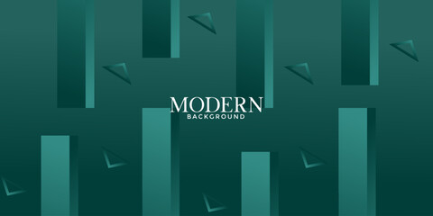 Dark green abstract background with vertical rectangular shapes. Vector illustration for graphic design