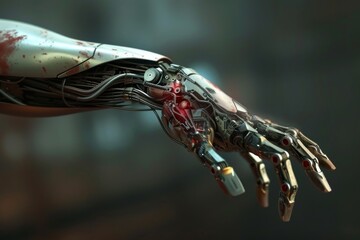 Biomechanical limbs, Human augmentation with biomechanical limbs, AI generated