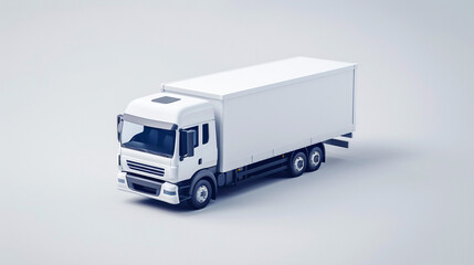 Isometric 3D icon of truck, automotive, transportation, design, illustration