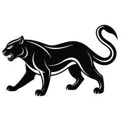 animal logo vector silhouette illustration.eps