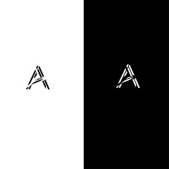 A monogram logo , sign, danger, warning, symbol, voltage, electric, electricity, high, icon, triangle, caution, risk, power, safety, hazard, lightning, shock, yellow, isolated, white, dangerous, road,