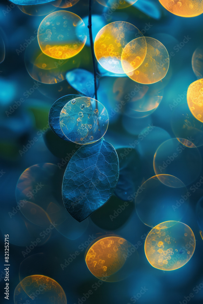 Leinwandbilder abstract illustration featuring concentric circles with varying transparencies, creating a sense of 