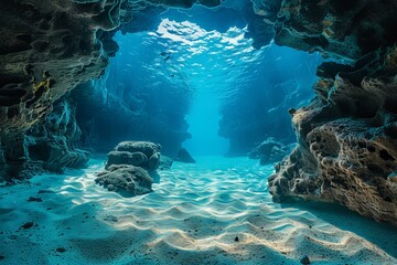 Underwater Cave Exploration