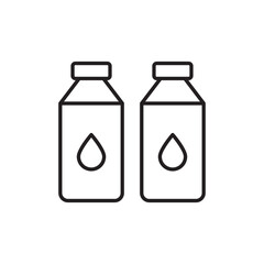 Ink Cartridge icon design with white background stock illustration