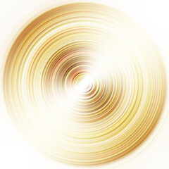 Colorful radial motion effect. Abstract rounded background. Color curves and sphere.