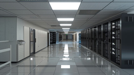 server room in data center