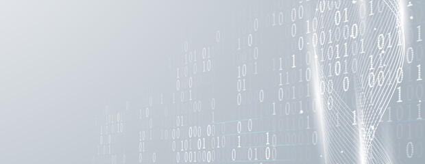 Abstract Artificial intelligence. Cloud computing. Machine learning. Technology web background. Virtual concept futuristic background. Vector art.