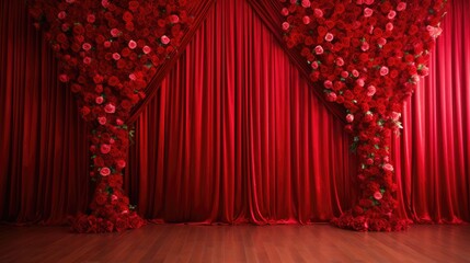Heartfelt moments. Mesmerizing wedding stage design infused with love