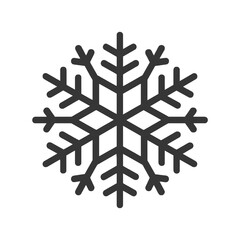 Transparent Snowflake Icon Design in Vector Format, Snowflake Clipart Icon