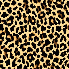 Fototapeta premium leopard print vector background animal skin texture