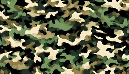 Naklejka premium camouflage vector texture, army background, design for printing clothing, fabric, paper