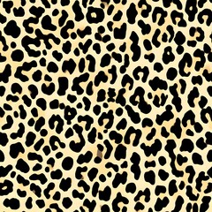 Fototapeta premium leopard print vector background animal skin texture