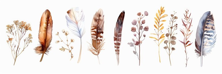 Whimsical Meadow Elements for Nature-Inspired Designs Generative AI