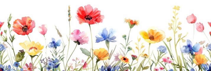 Delicate Flower Clipart on White Background for Design Generative AI