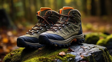 These rugged hiking boots are perfect for navigating the great outdoors