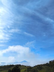 Tranquil Mountainscape with Misty Peaks