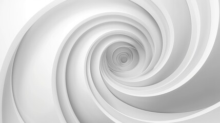 Abstract spiral swirl in white background illustration