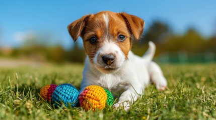 Cute Puppy with a Rainbow Collar Posing in Front of a Vibrant Rainbow Flag Backdrop, Showcasing LGBT Pride and Diversity with a Happy and Adorable Dog