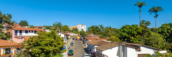 Pirenopolis in Goias, Brazil. Aerial view.