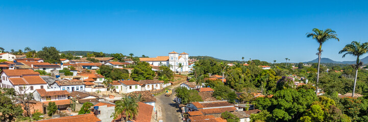 Pirenopolis in Goias, Brazil. Aerial view.