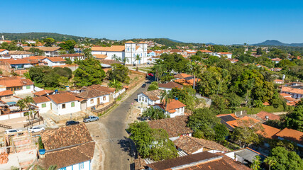 Pirenopolis in Goias, Brazil. Aerial view.