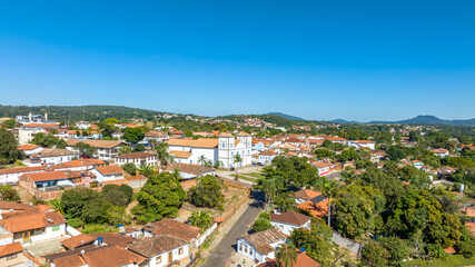 Fototapeta premium Pirenopolis in Goias, Brazil. Aerial view.