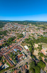 Pirenopolis in Goias, Brazil. Aerial view.