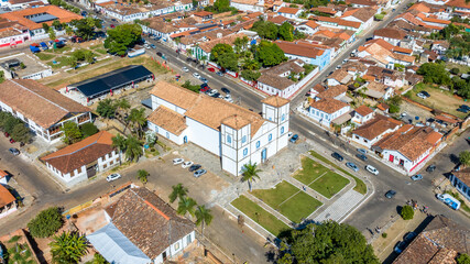 Pirenopolis in Goias, Brazil. Aerial view.