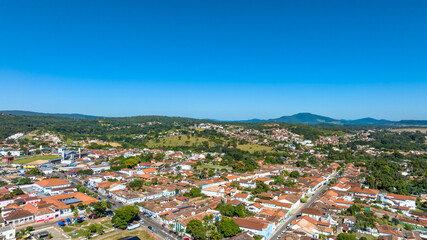 Pirenopolis in Goias, Brazil. Aerial view.