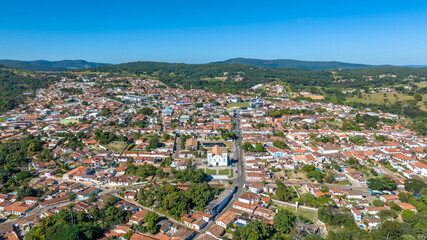 Pirenopolis in Goias, Brazil. Aerial view.