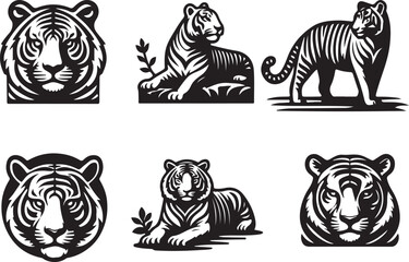 tiger bundle vector