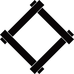 和風ひし形フレーム