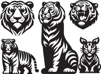 tiger bundle vector