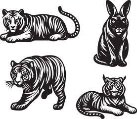 tiger bundle vector
