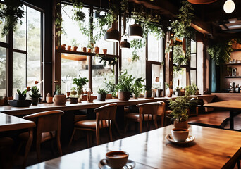 Obraz premium Midday break at your favorite caf?.