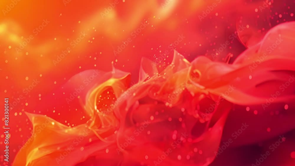 Poster a vivid abstract background featuring shades of pink and orange blending together in a dynamic and e