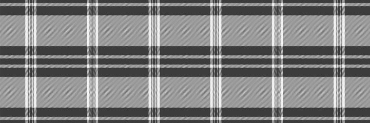 Teenager fabric textile texture, mexico pattern vector tartan. Tech check seamless background plaid in grey and white colors.