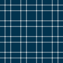 Hat check seamless tartan, content background plaid textile. Everyday pattern texture fabric vector in cyan and light slate gray colors.