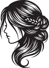 girl hear style Vector