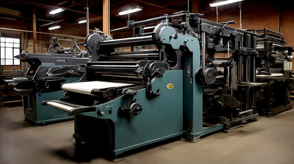 Polygraphy and printing presses.