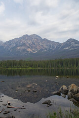 A Hazy Summer Morning at Pyramid Lake