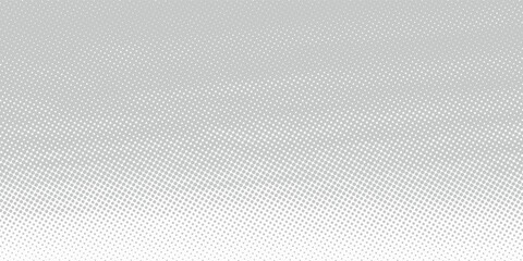 Light gray retro comic pop art background with dots, cartoon halftone background vector illustration