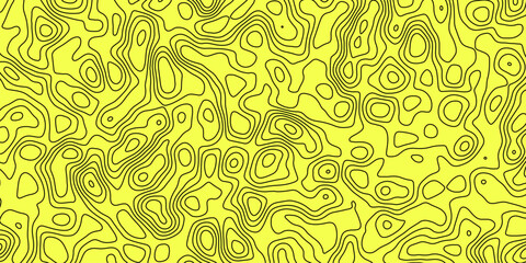 Detailed Line Art Background with Geographic Contour Elements

