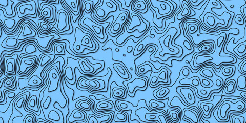 Abstract generative art featuring layered contour lines and chaotic natural curves

