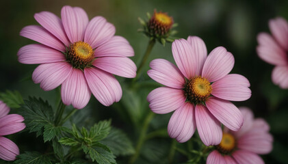 Obraz premium Flowers in bloom in garden