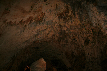 A view of a cave in Slovenia